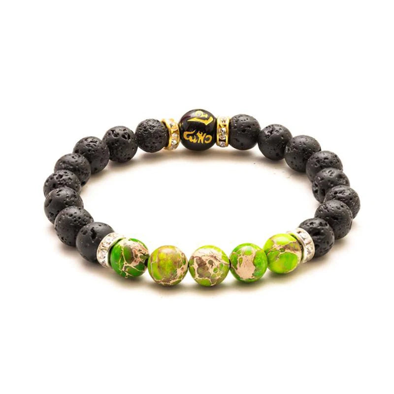 7 Chakra Healing Bracelet with Meaning Card – Natural Crystal Jewelry for Men & Women