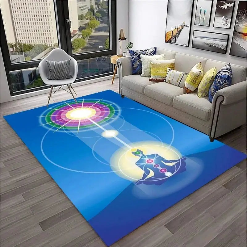 Yoga Meditation Carpet – Soft, Sacred Space for Mindfulness, Stretching & Spiritual Practice