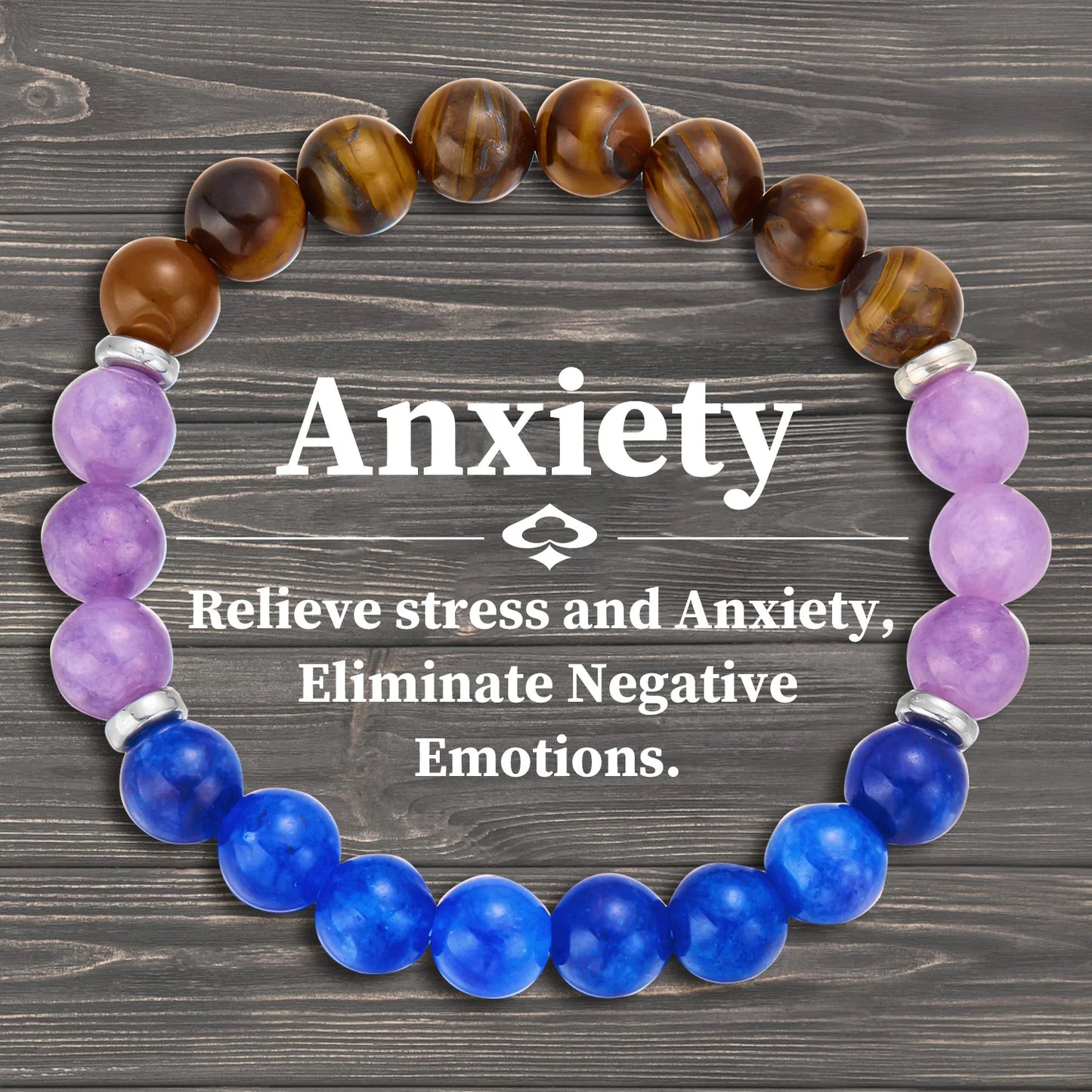 7 Chakra Natural Stone Bracelet – Energy Healing, Good Luck & Protection for Men & Women | Meditation & Friendship
