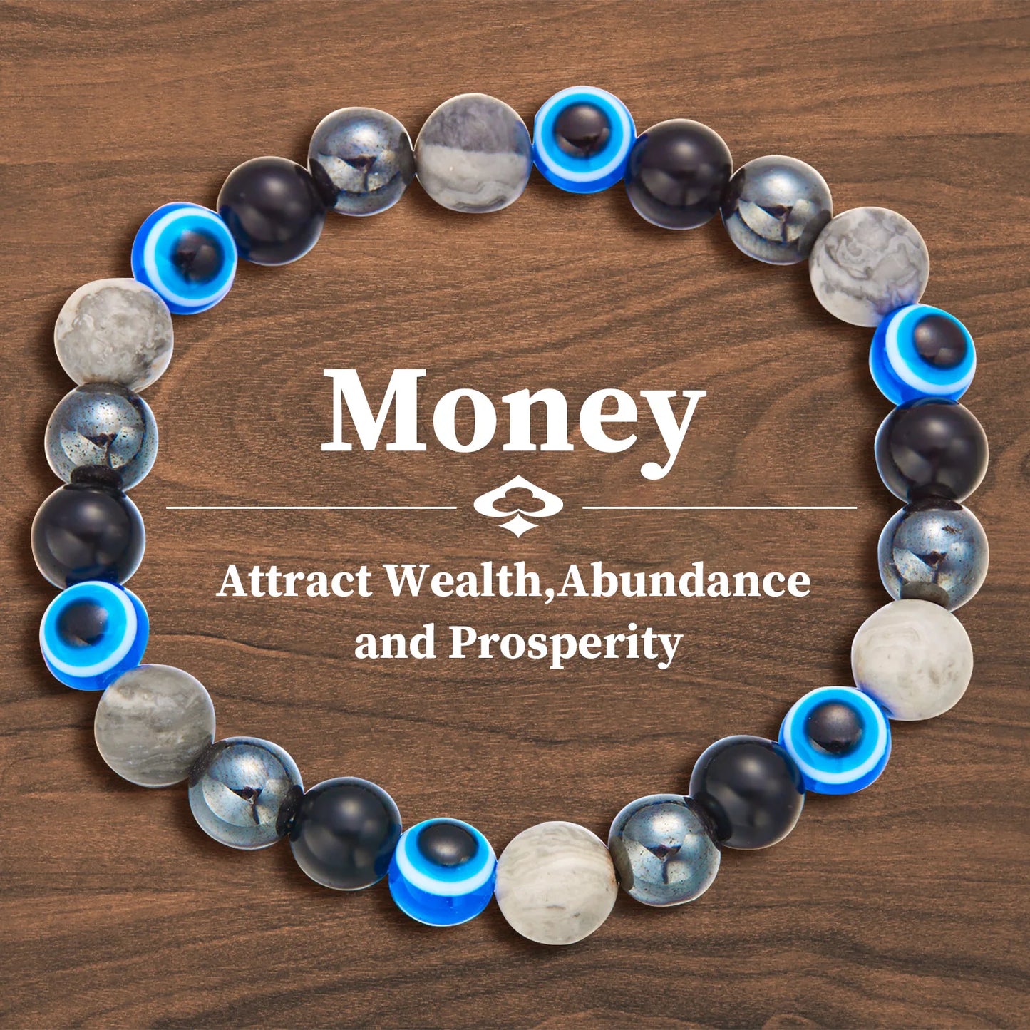 7 Chakra Natural Stone Bracelet – Energy Healing, Good Luck & Protection for Men & Women | Meditation & Friendship