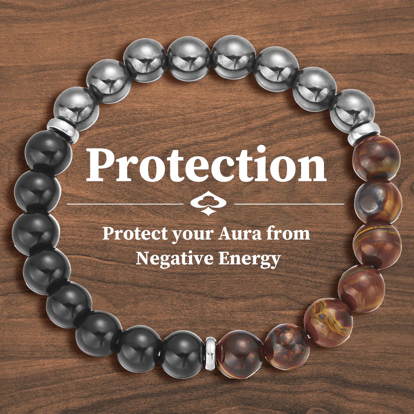 7 Chakra Natural Stone Bracelet – Energy Healing, Good Luck & Protection for Men & Women | Meditation & Friendship