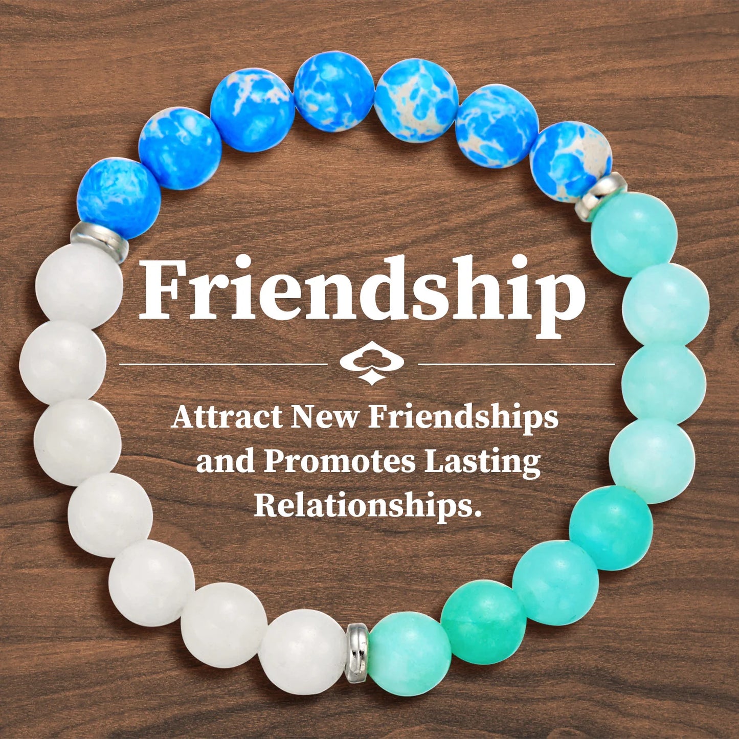 7 Chakra Natural Stone Bracelet – Energy Healing, Good Luck & Protection for Men & Women | Meditation & Friendship