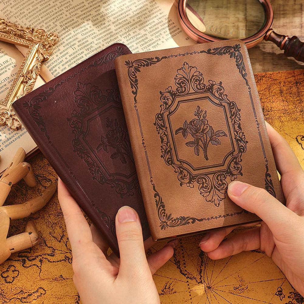 Vintage PU Leather Journal – 144 Pages of Lined Paper | Classic Writing Notebook for Thoughts, Travel & Creativity