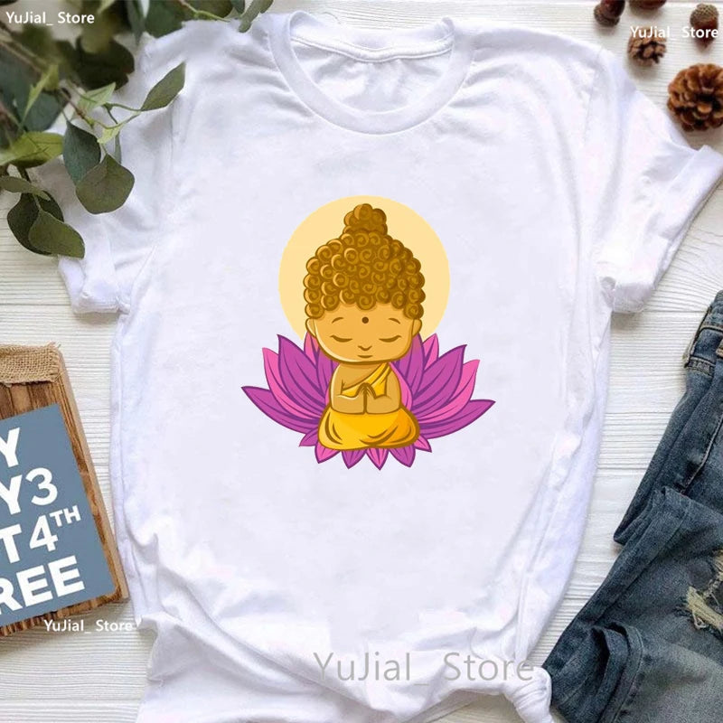 Chakra Lotus Eye Yoga T-Shirt – Spiritual Energy Center Design Tee for Meditation, Healing & Conscious Living