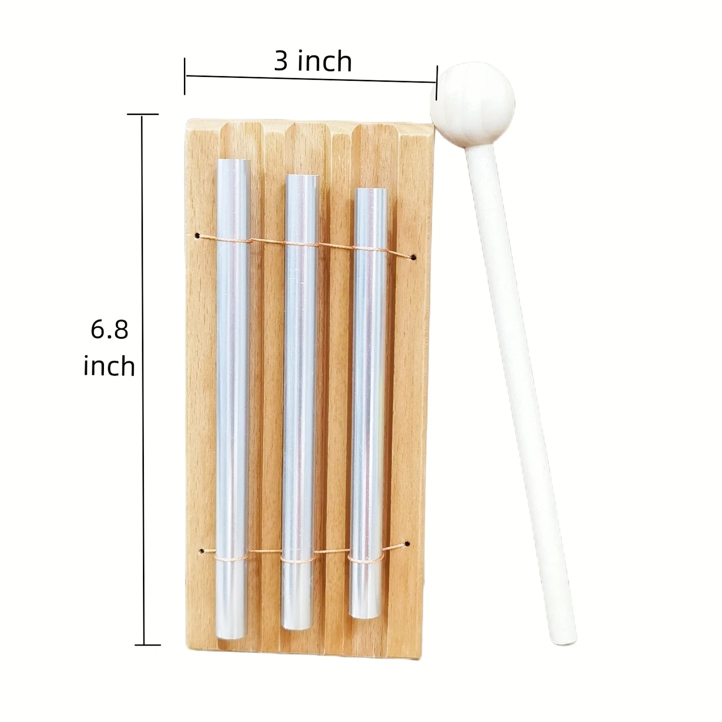 Zenergy Hand Chime – Musically Tuned Meditation Chime for Mindfulness, Classrooms & Yoga | 1-Phoneme Original Sound