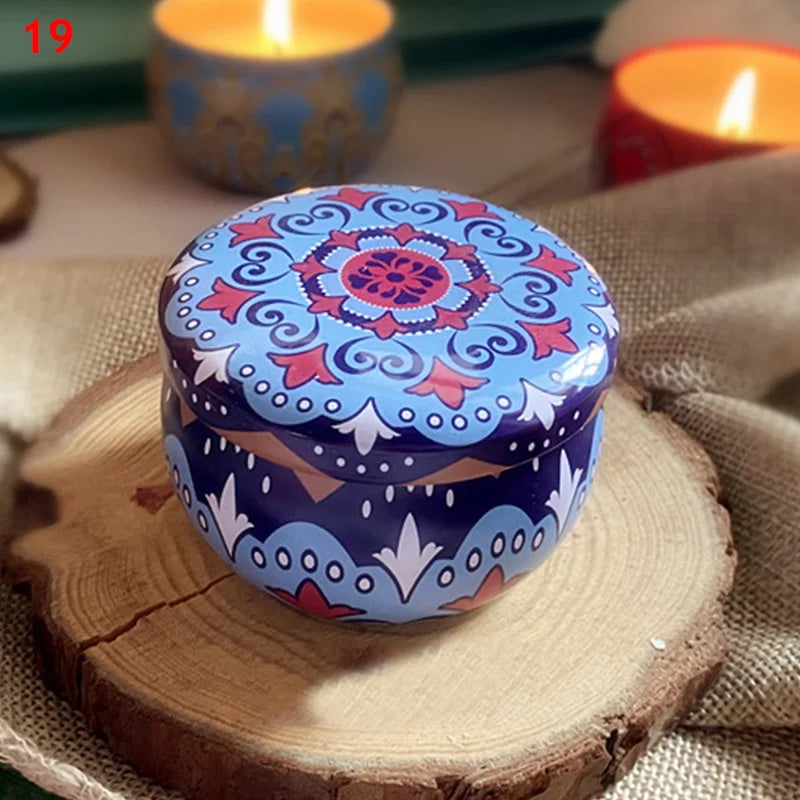 Scented Vintage Flower Candles – Elegant Floral Aromatherapy for a Romantic, Relaxing Atmosphere