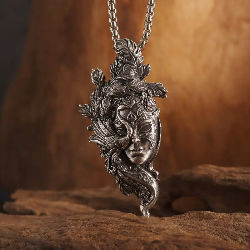 Guardian Angel Pendant Necklace – Spiritual Protection & Comfort in a Timeless Design