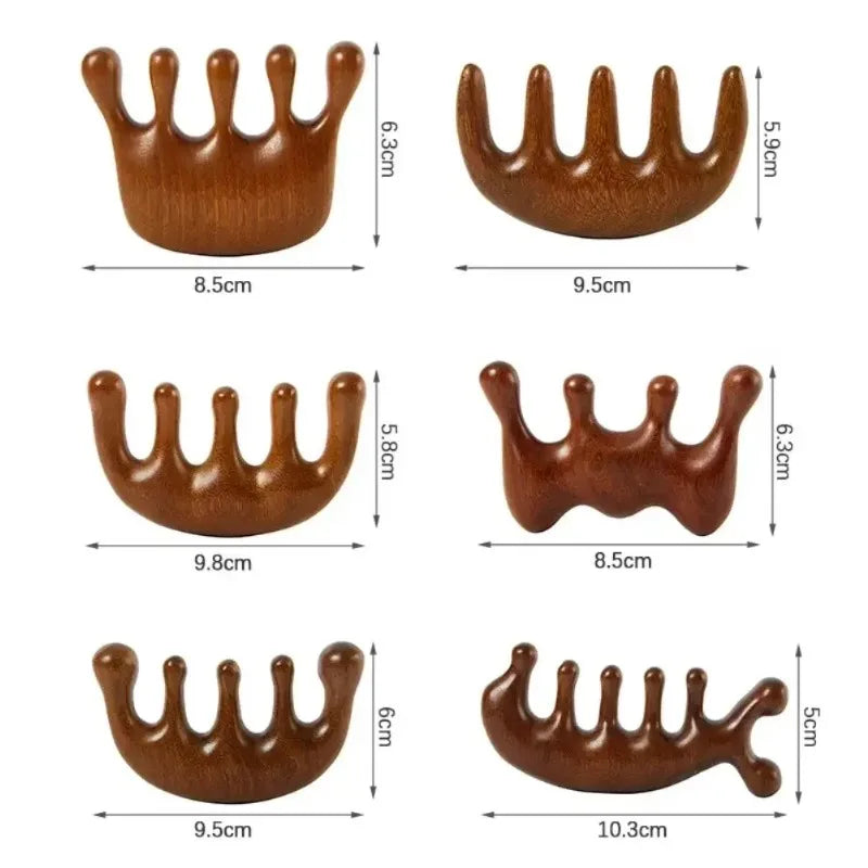 Gua Sha Massage Comb Wide Tooth Facial Massager for Head Face Scalp And Body