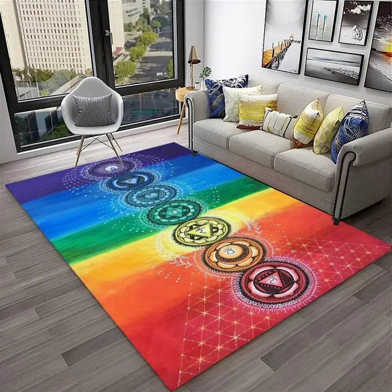 Yoga Meditation Carpet – Soft, Sacred Space for Mindfulness, Stretching & Spiritual Practice