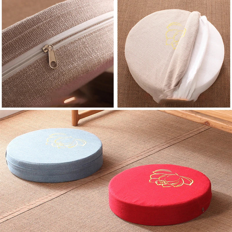 Yoga Meditation Cushion – Supportive Floor Pillow for Comfort, Posture & Mindfulness
