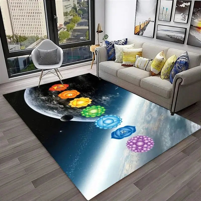 Yoga Meditation Carpet – Soft, Sacred Space for Mindfulness, Stretching & Spiritual Practice