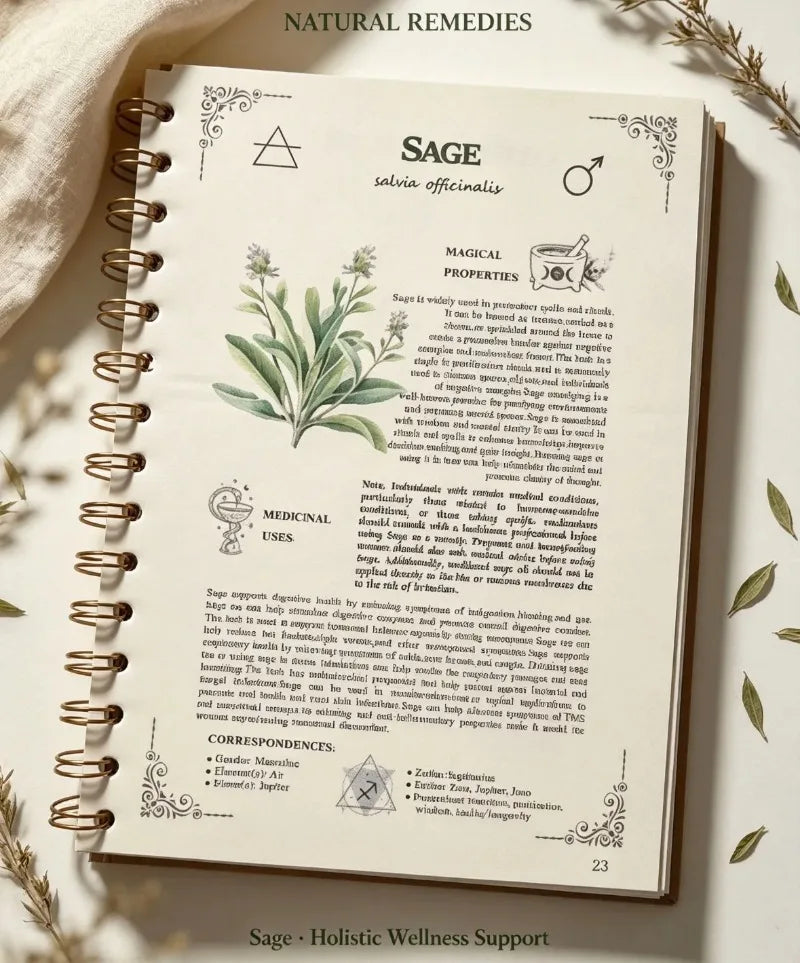 The Natural Healing Handbook Herbal Remedies & Holistic Recipes Book