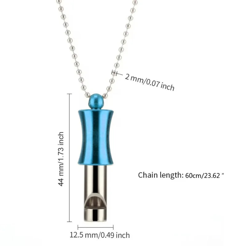 Meditation & Mindfulness Breathing Necklace – Calming Whistle for Stress Relief