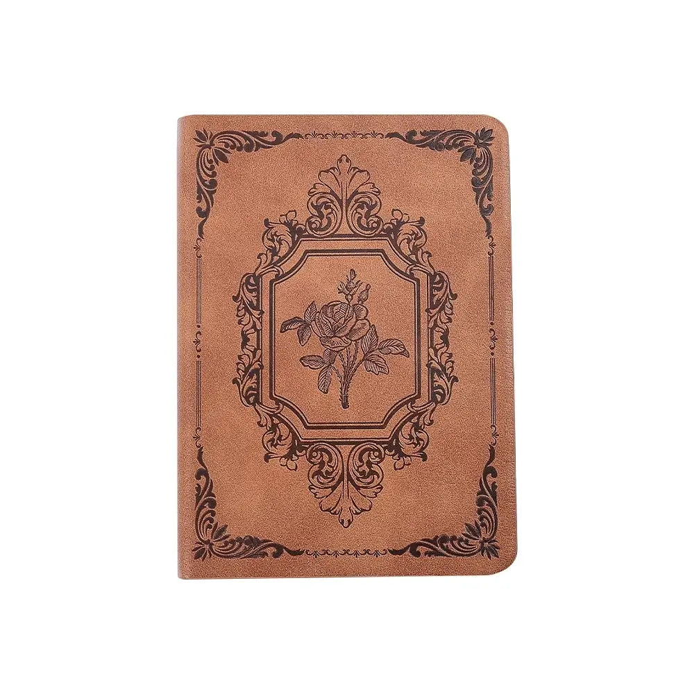 Vintage PU Leather Journal – 144 Pages of Lined Paper | Classic Writing Notebook for Thoughts, Travel & Creativity