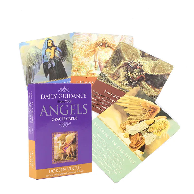 Angels Oracle Tarot Cards – Daily Guidance Deck for Spiritual Insight & Divine Messages