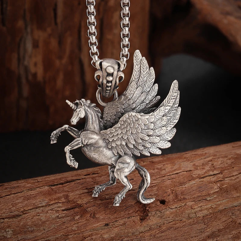 Guardian Angel Pendant Necklace – Spiritual Protection & Comfort in a Timeless Design