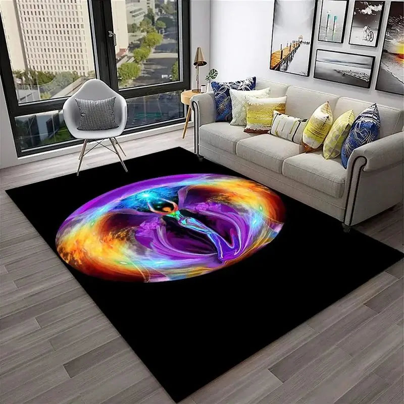 Yoga Meditation Carpet – Soft, Sacred Space for Mindfulness, Stretching & Spiritual Practice