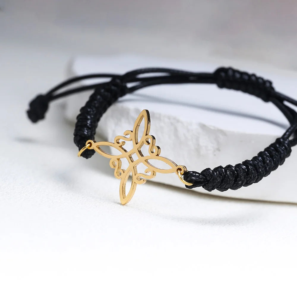 Women’s Vintage Witchcraft Knot Bracelet – Symbol of Mystical Power & Protection