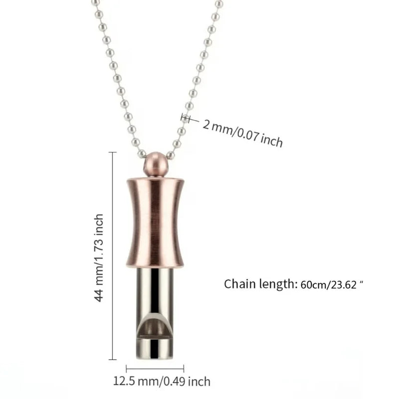 Meditation & Mindfulness Breathing Necklace – Calming Whistle for Stress Relief