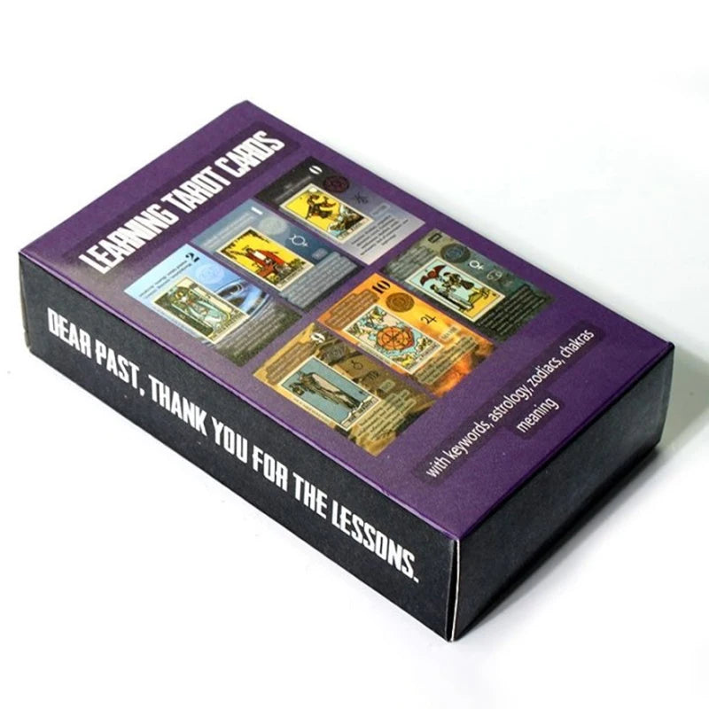 Learning Tarot Cards – Beginner-Friendly Tarot Deck with Keywords | Perfect for Study, Practice & Intuitive Growth