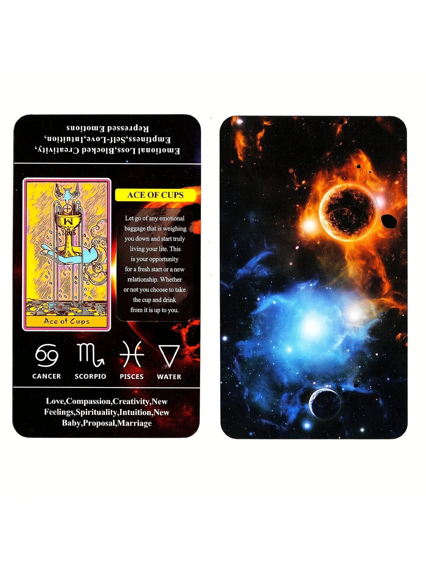 Tarot Cards for Beginners – Easy-to-Use Tarot Deck with Meanings | Learn Tarot & Strengthen Intuition