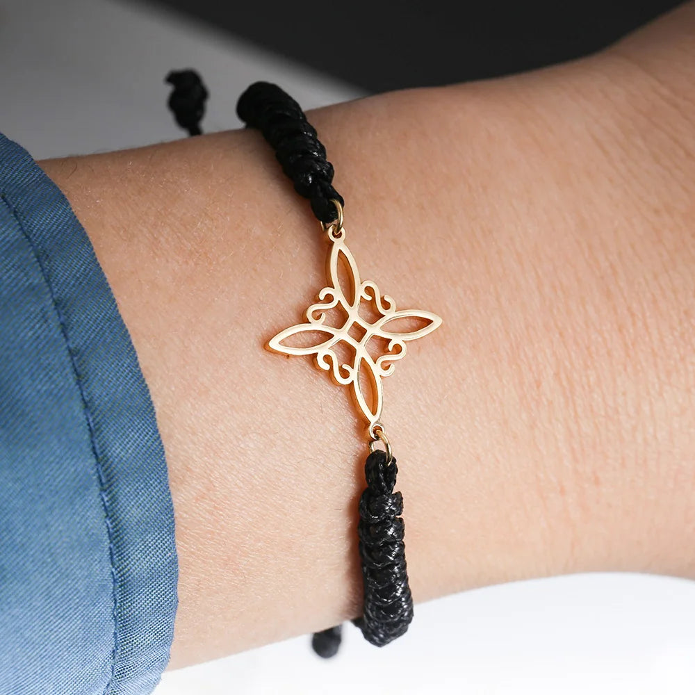 Women’s Vintage Witchcraft Knot Bracelet – Symbol of Mystical Power & Protection