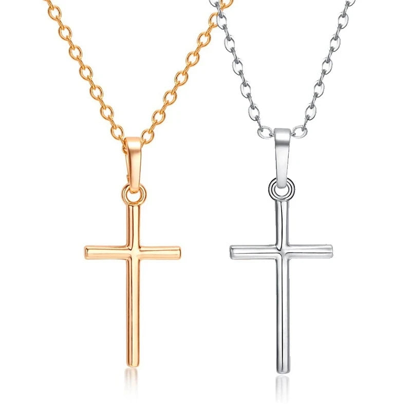 Elegant Cross Necklace – Timeless Symbol of Faith, Grace & Spiritual Strength