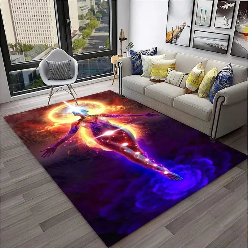 Yoga Meditation Carpet – Soft, Sacred Space for Mindfulness, Stretching & Spiritual Practice