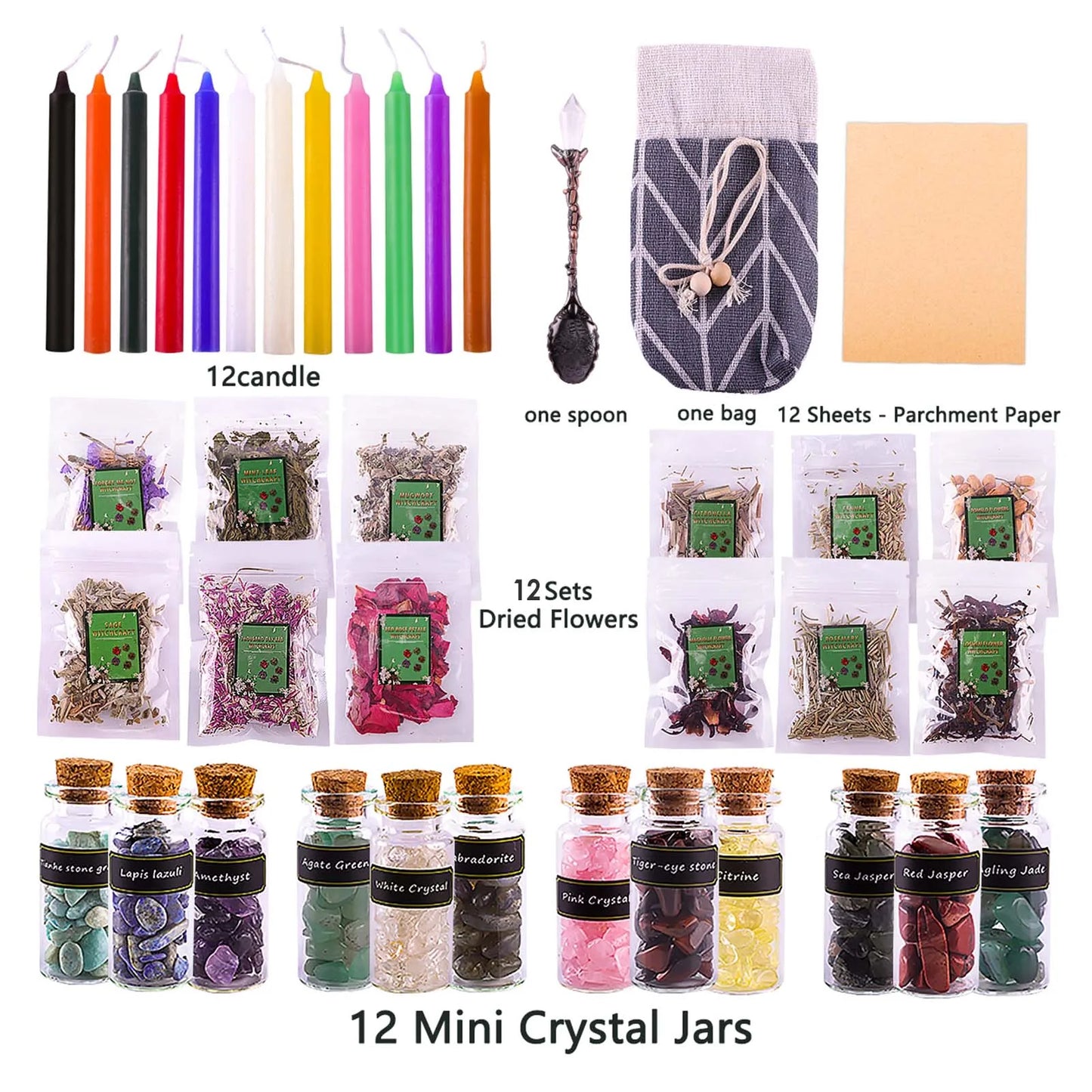 Witchcraft Kit Supplies Box – All-in-One Set for Spells, Rituals & Magical Practice