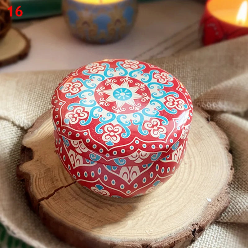 Scented Vintage Flower Candles – Elegant Floral Aromatherapy for a Romantic, Relaxing Atmosphere