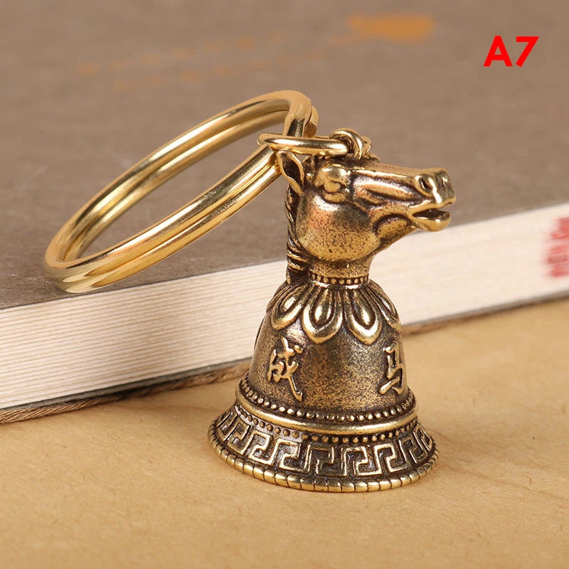 12 Brass Chinese Zodiac Animal Heads – Complete Set for Cultural Display & Symbolic Meaning