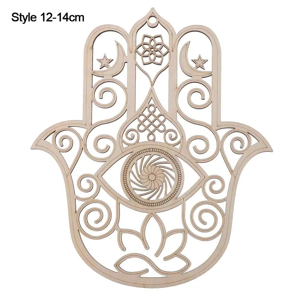 Wooden Wall Sign/Coaster Flower of Life 14cm