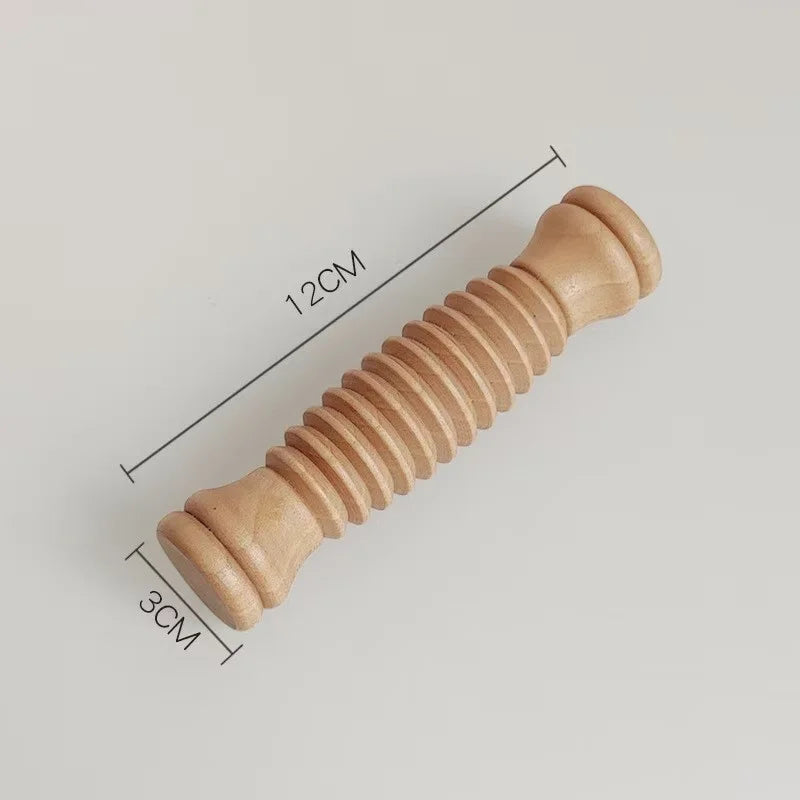 1pc wooden foot massager