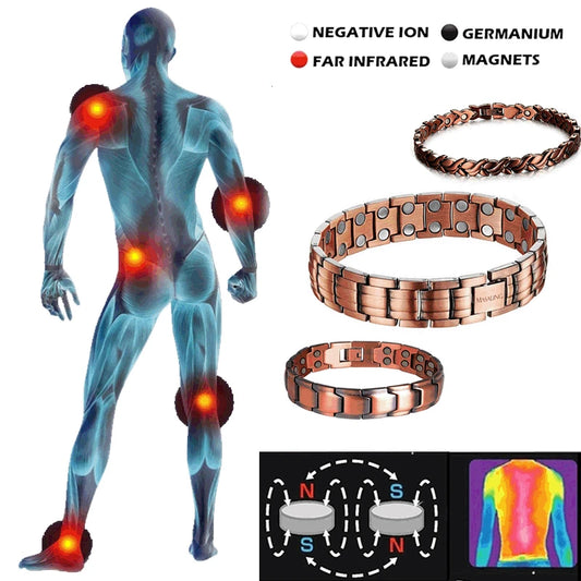 Copper Magnetic Bracelet for Men and Women