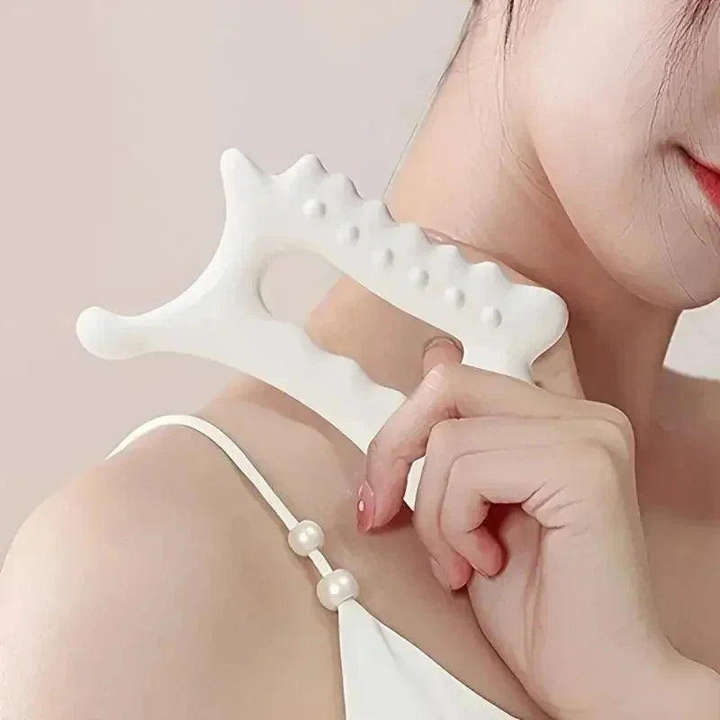 Ergonomic Versatile Handheld Gua Sha Board For Face & Body