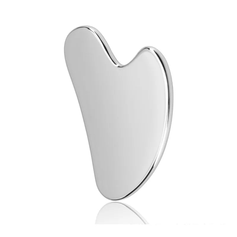 1Pcs Stainless Steel Gua Sha Scraper Massager For Face, Neck, Body