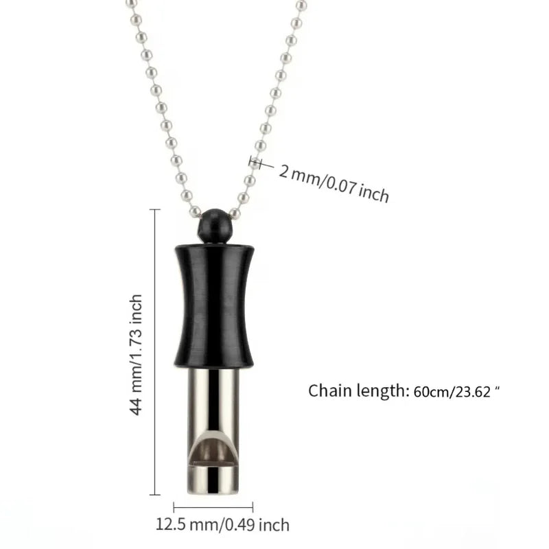 Meditation & Mindfulness Breathing Necklace – Calming Whistle for Stress Relief