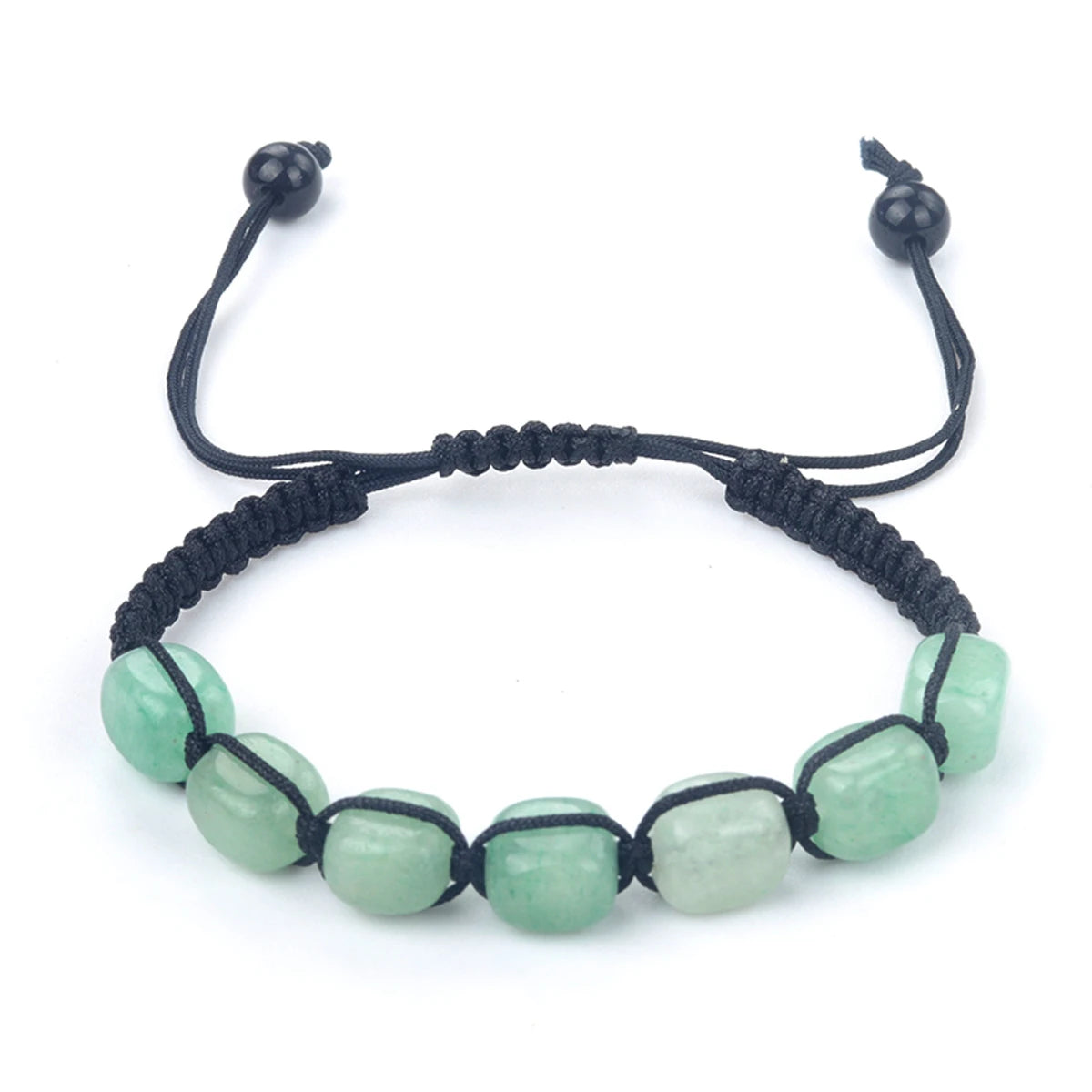 7 Chakra Healing Crystal Bracelet – Square Beads Yoga Stone Bracelet for Meditation, Anxiety Relief & Relaxation | Adjustable for Women