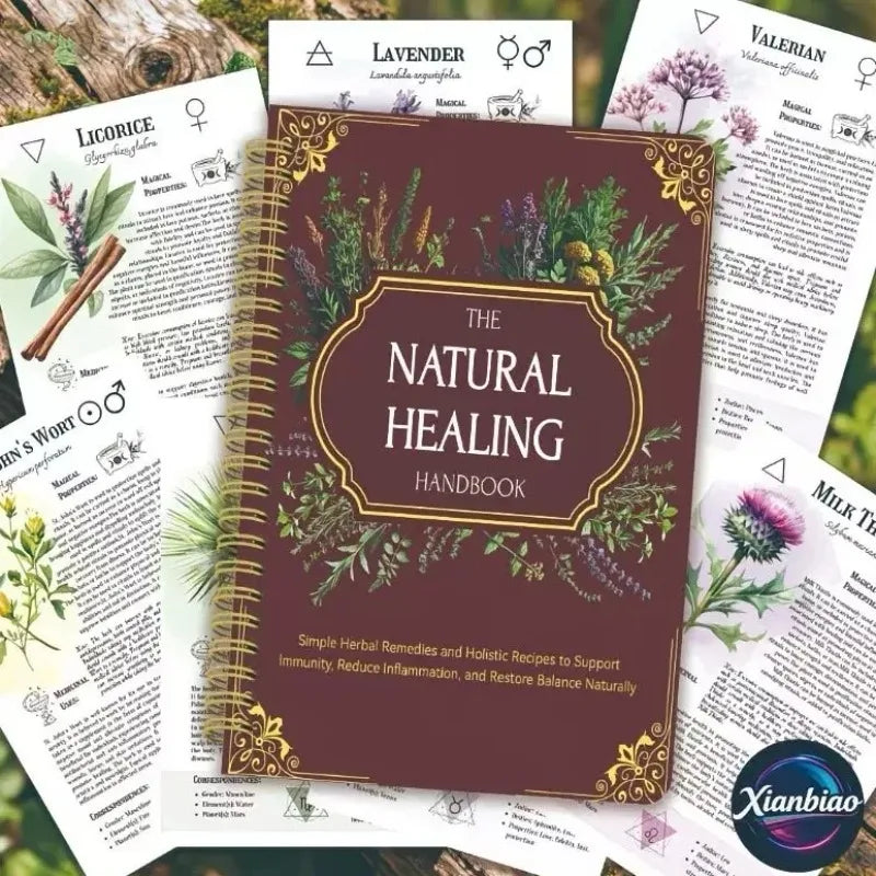 The Natural Healing Handbook  Herbal Remedies & Holistic Recipes Book