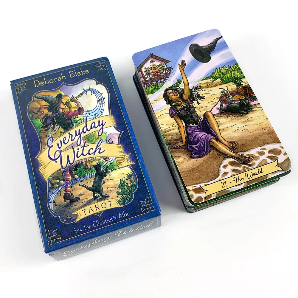 1 Box Everyday Witch Tarot Deck with Guidebook