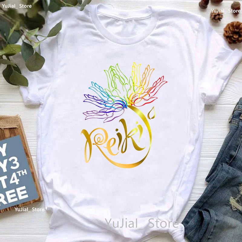 Chakra Lotus Eye Yoga T-Shirt – Spiritual Energy Center Design Tee for Meditation, Healing & Conscious Living