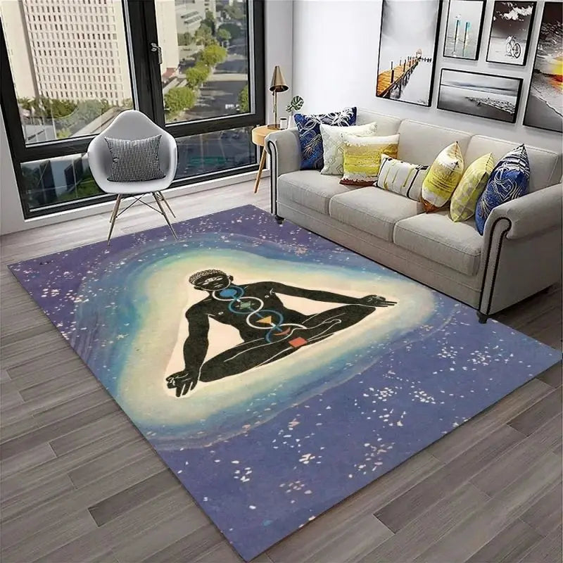 Yoga Meditation Carpet – Soft, Sacred Space for Mindfulness, Stretching & Spiritual Practice