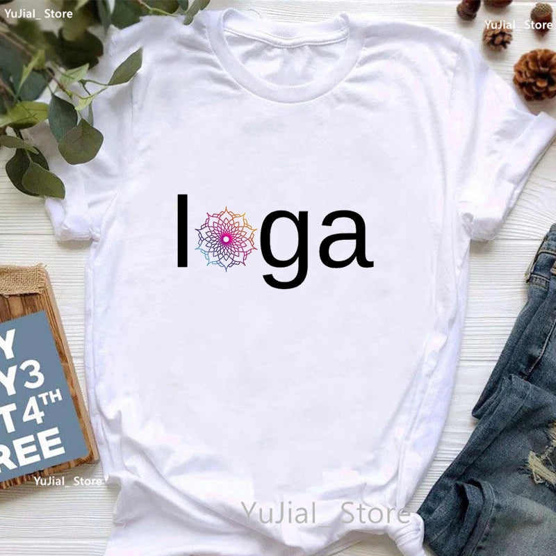 Chakra Lotus Eye Yoga T-Shirt – Spiritual Energy Center Design Tee for Meditation, Healing & Conscious Living