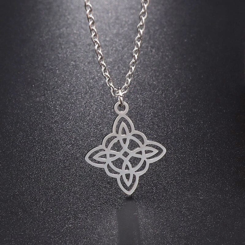 Flower of Life Chakra Necklace – Spiritual Stainless Steel Pendant for Energy & Balance