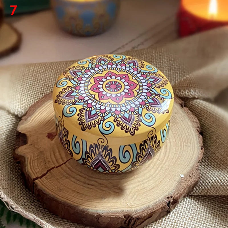 Scented Vintage Flower Candles – Elegant Floral Aromatherapy for a Romantic, Relaxing Atmosphere