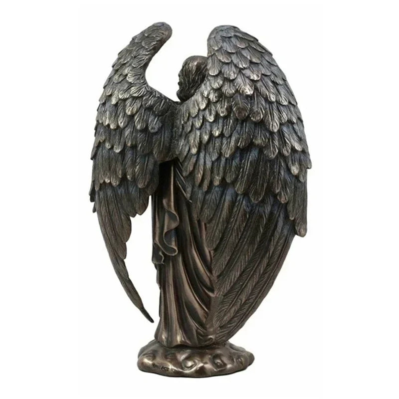 Bronze Angel Warrior Statue – Powerful Symbol of Protection, Strength & Divine Justice