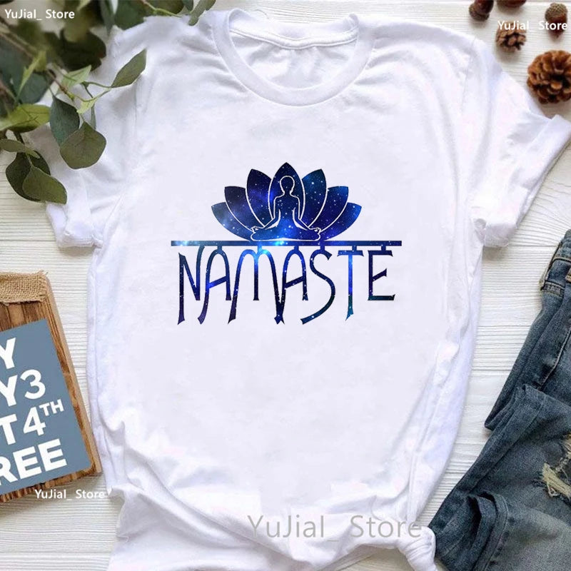 Chakra Lotus Eye Yoga T-Shirt – Spiritual Energy Center Design Tee for Meditation, Healing & Conscious Living