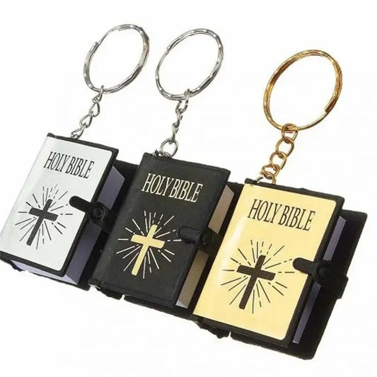 Mini Holy Bible Keychain Book – Portable Scripture for Daily Inspiration