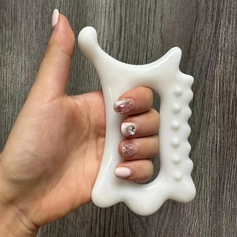 Ergonomic Versatile Handheld Gua Sha Board For Face & Body