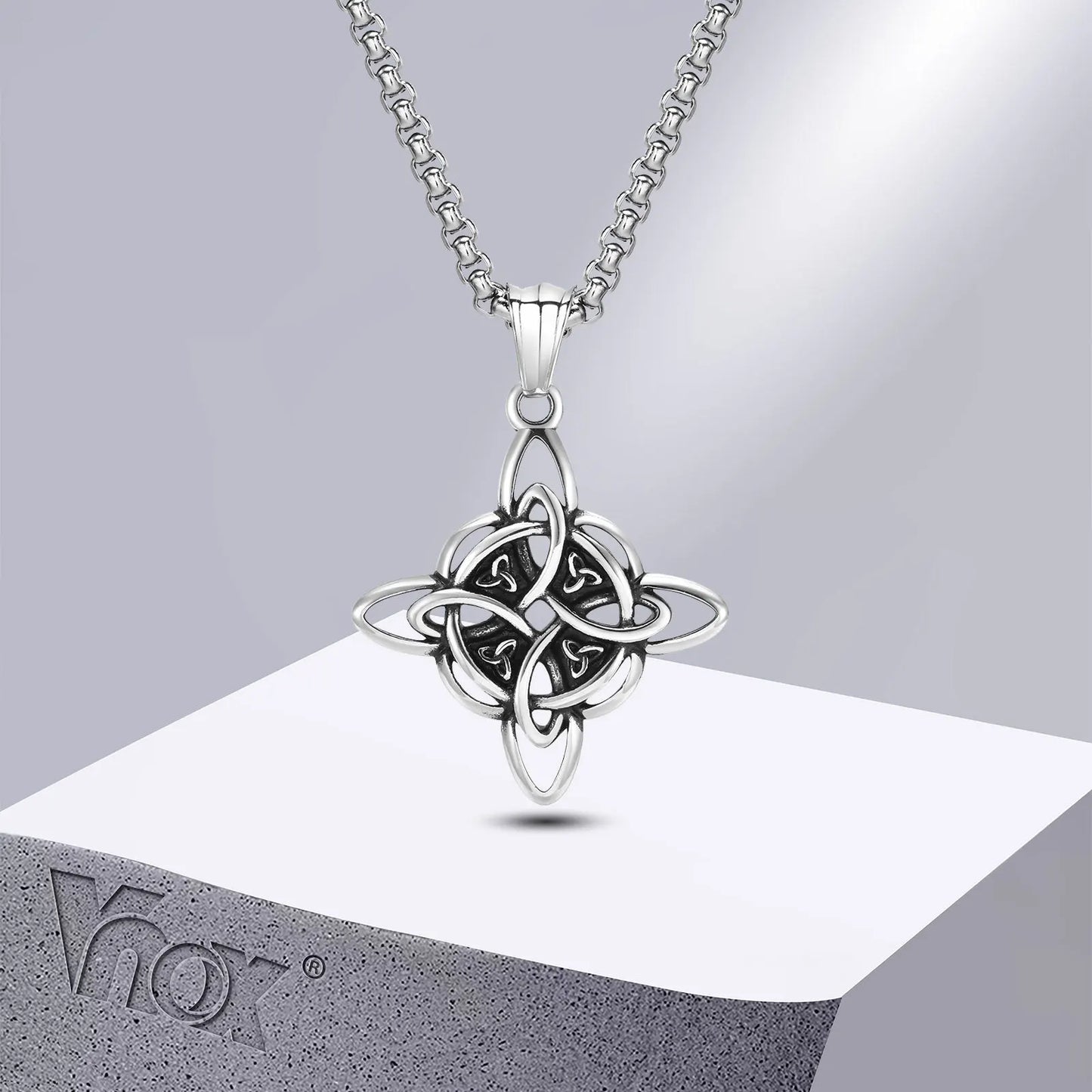 Vintage Celtic Knot Necklaces for Men Women